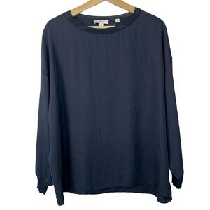Vince Navy Blue Blouse